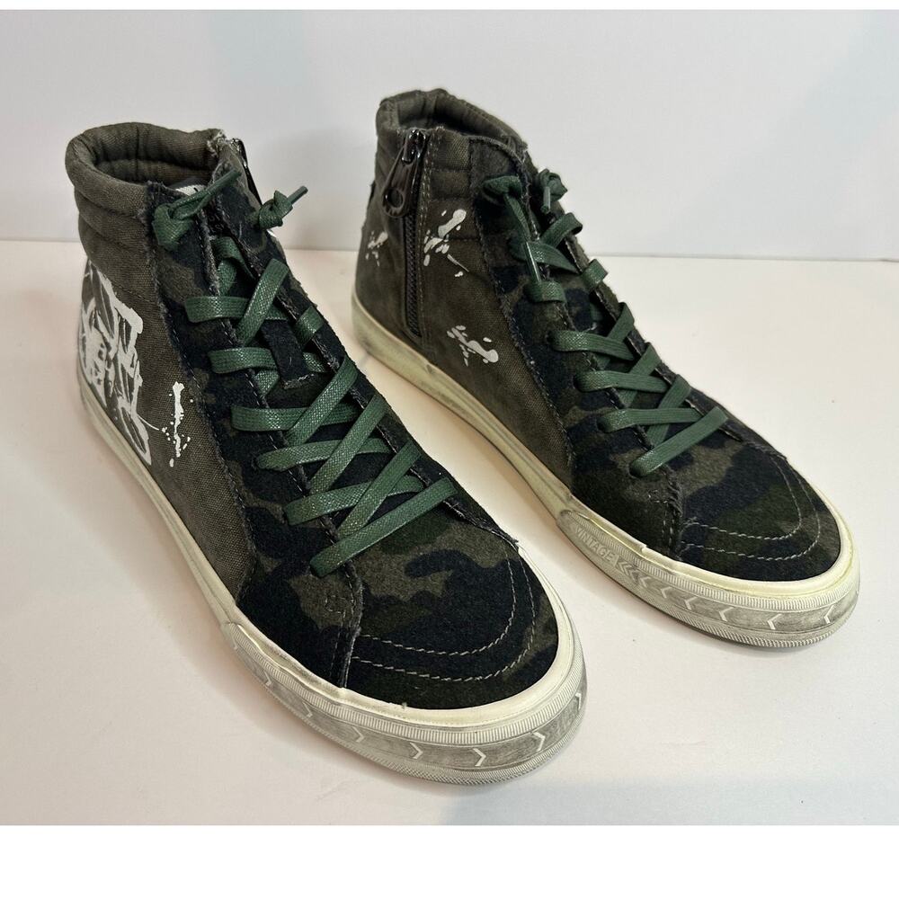 Vintage Havana Retna High Top Sneakers Women’s 9 Camo Canvas Edgy Fashion NWT